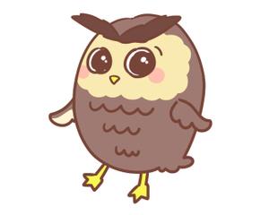 ねね子 (neneko)さんのフクロウのお店のキャラクターデザインへの提案