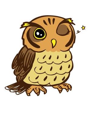 midomido050952 ()さんのフクロウのお店のキャラクターデザインへの提案