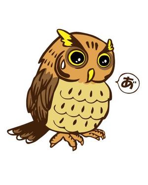 midomido050952 ()さんのフクロウのお店のキャラクターデザインへの提案