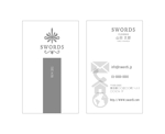 溝上栄一 ()さんの美容室「sword5」の名刺デザインへの提案