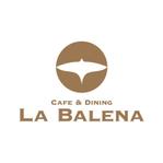 skyblue (skyblue)さんのカフェ　　Cafe＆dining　｢ La Balena ｣のロゴへの提案