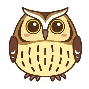 大澤千枝 (donchan226)さんのフクロウのお店のキャラクターデザインへの提案