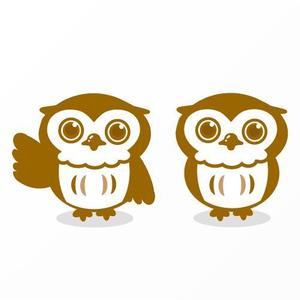Jelly (Jelly)さんのフクロウのお店のキャラクターデザインへの提案