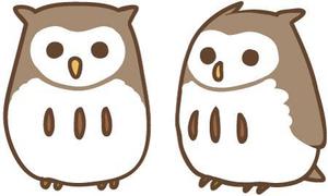 なかえ (shrimptetu)さんのフクロウのお店のキャラクターデザインへの提案