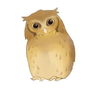 相馬うい (ui00)さんのフクロウのお店のキャラクターデザインへの提案
