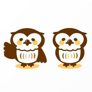 Jelly (Jelly)さんのフクロウのお店のキャラクターデザインへの提案