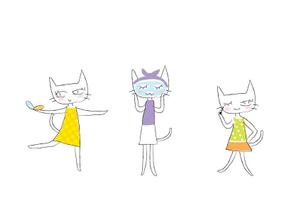 marukei (marukei)さんの化粧品に関連した一般社団法人の公式(猫もしくは熊)キャラクターデザインへの提案