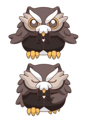 さんのフクロウのお店のキャラクターデザインへの提案