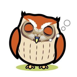 str-labelさんのフクロウのお店のキャラクターデザインへの提案
