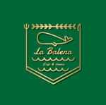 yamaguchi32さんのカフェ　　Cafe＆dining　｢ La Balena ｣のロゴへの提案