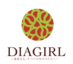 arc design (kanmai)さんのアクセサリー・ファッション雑貨のブランド 「DIAGIRL」 のロゴへの提案
