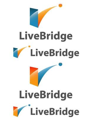 さんの「LiveBridge もしくは LIVEBRIDGE」のロゴ作成への提案