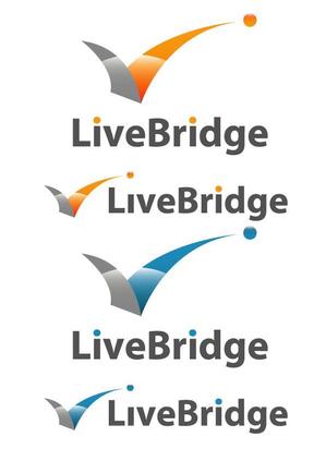 さんの「LiveBridge もしくは LIVEBRIDGE」のロゴ作成への提案