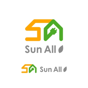 ＊ sa_akutsu ＊ (sa_akutsu)さんの「サンオール　　または　　　SUN ALL」のロゴ作成への提案