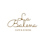 yuki-kobayashi (yuki-kobayashi)さんのカフェ　　Cafe＆dining　｢ La Balena ｣のロゴへの提案