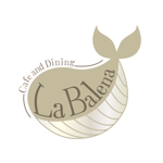 May Chika (chika-h)さんのカフェ　　Cafe＆dining　｢ La Balena ｣のロゴへの提案