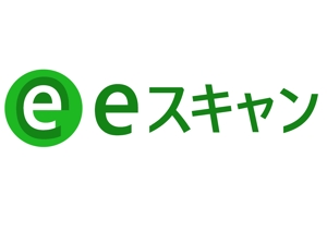 kyoniijima ()さんの自炊代行、書籍の電子化「eスキャン」のロゴへの提案