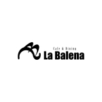 田山 夢人 (tuttochiaro)さんのカフェ　　Cafe＆dining　｢ La Balena ｣のロゴへの提案