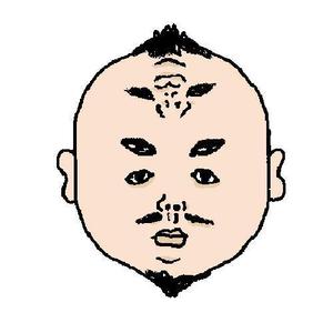 さんの面白い髪型、面白い頭部のイラスト制作への提案