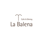 h_k_a (h_k_a)さんのカフェ　　Cafe＆dining　｢ La Balena ｣のロゴへの提案
