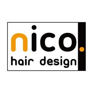 power_dive (power_dive)さんの美容院 美容室 ヘアサロン「nico. hair design」のロゴへの提案