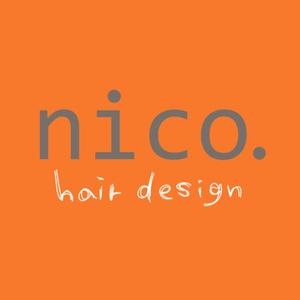 ayaka (peppe190)さんの美容院 美容室 ヘアサロン「nico. hair design」のロゴへの提案