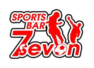 さんの「SPORTS BAR  7seven」のロゴ作成への提案