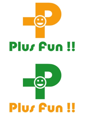 さんの「Plus Fun !!」のロゴ作成への提案