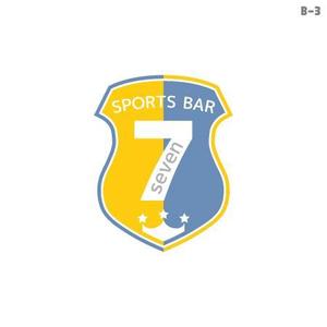 さんの「SPORTS BAR  7seven」のロゴ作成への提案