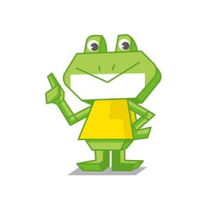 さんのカエルのキャラクターデザイン(自社のキャラクター)への提案