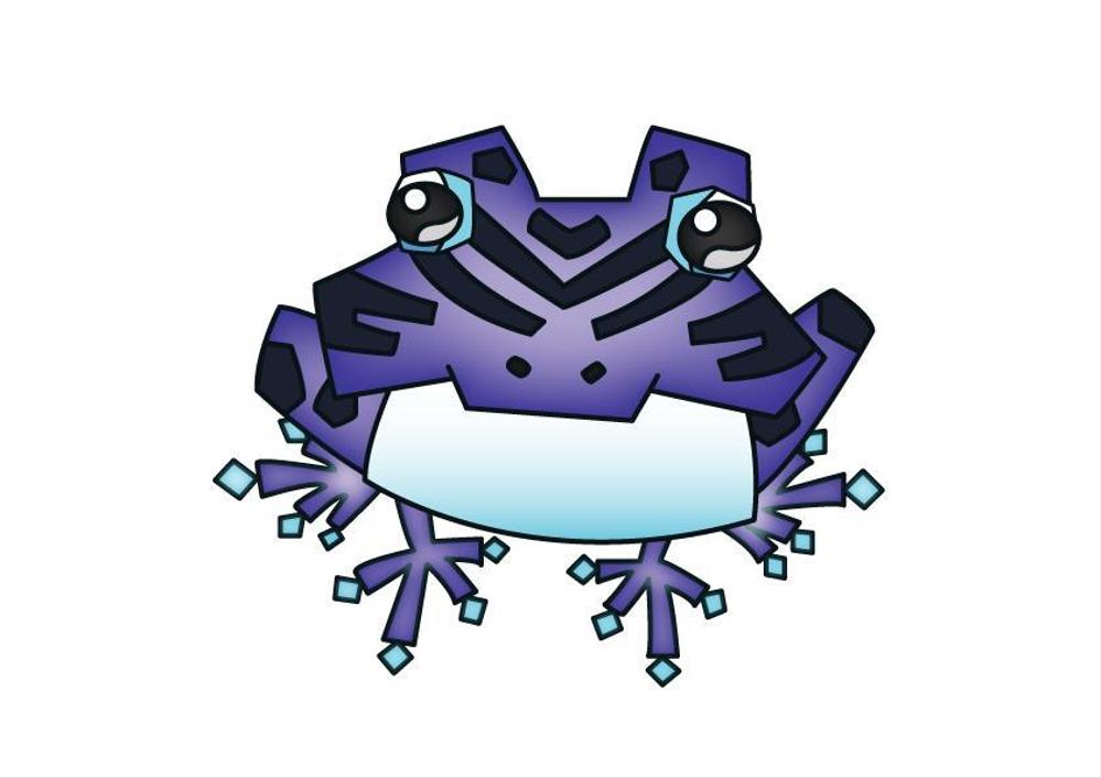 カエルのキャラクターデザイン(自社のキャラクター)