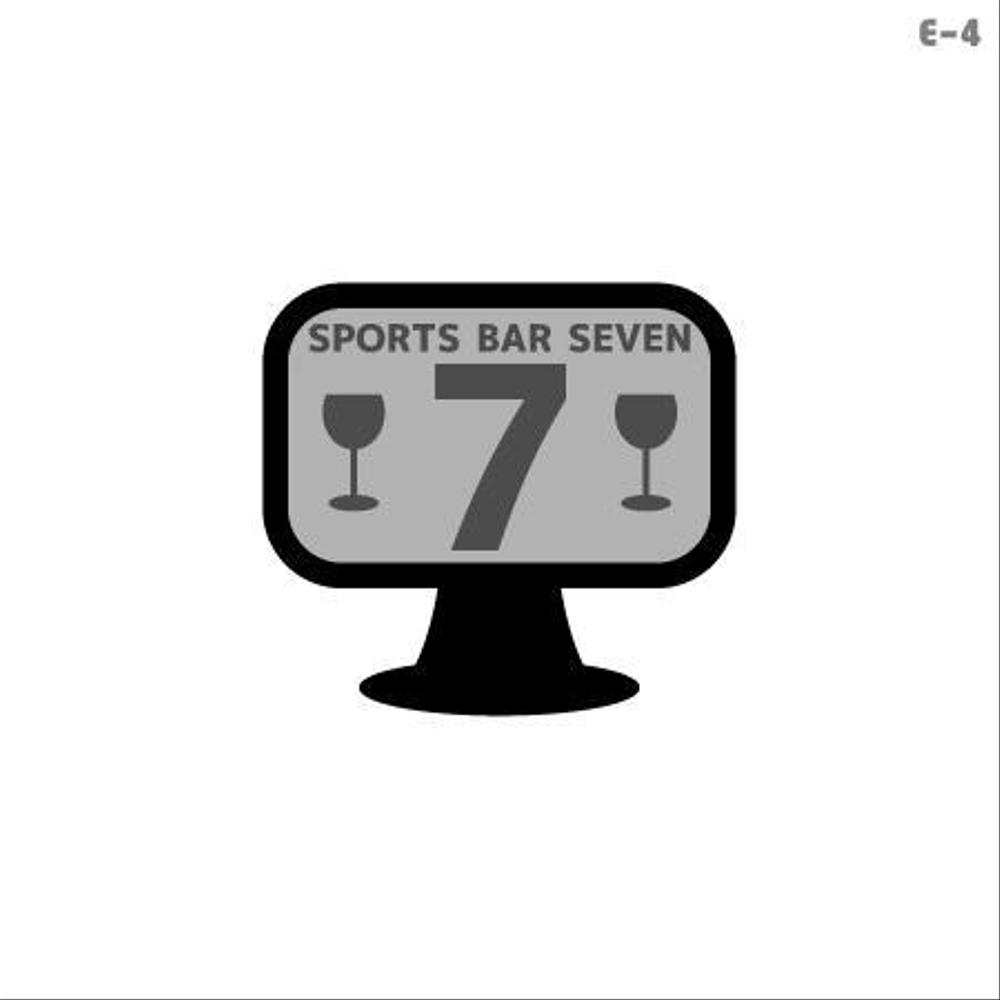 「SPORTS BAR  7seven」のロゴ作成