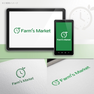 p ()さんのECサイト「ファームズマーケット」のロゴへの提案