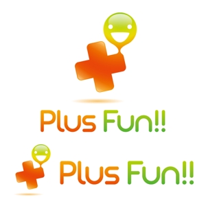 perles de verre (perles_de_verre)さんの「Plus Fun !!」のロゴ作成への提案