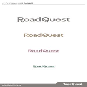 K'z Design Factory (kzdesign)さんのポータブルナビ「RoadQuest」のロゴ作成への提案