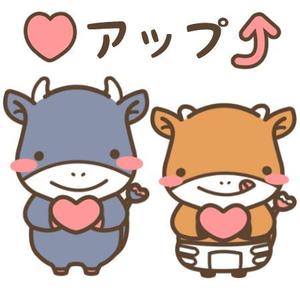 Musikyotoさんの牛用飼料のキャラクターのデザイン（イラスト）への提案