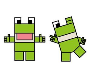 凧 ()さんのカエルのキャラクターデザイン(自社のキャラクター)への提案