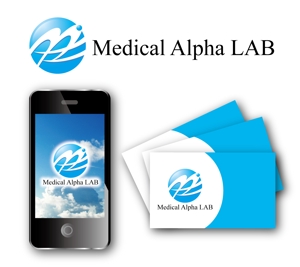 King_J (king_j)さんの医療系の商品開発・販売会社「Medical Alpha LAB」のロゴへの提案