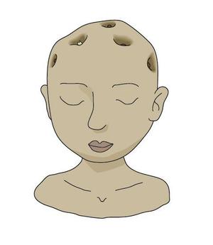INDIGOGRAPHIX (INDIGOGRAPHIX)さんの面白い髪型、面白い頭部のイラスト制作への提案