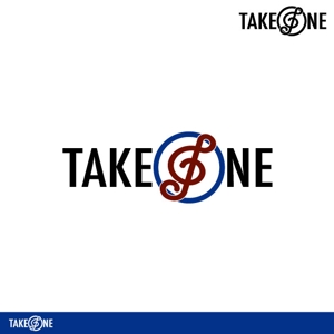 ookawa (family-ookawa)さんの音楽スクール＆アーティストマネジメント『TAKE ONE』のロゴへの提案