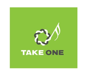 arc design (kanmai)さんの音楽スクール＆アーティストマネジメント『TAKE ONE』のロゴへの提案
