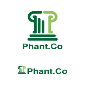アトリエジアノ (ziano)さんの不動産業、建設業、コメダ珈琲FC加盟　 (phant.co)のロゴへの提案