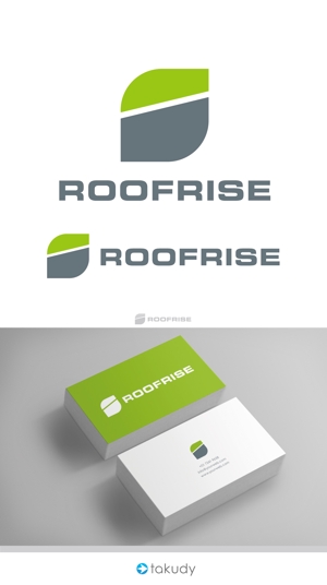 takudy ()さんの建築板金業 株式会社ROOFRISEのロゴへの提案