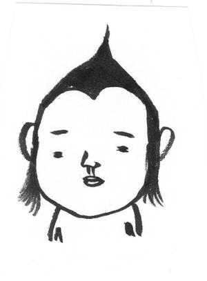 sako56さんの面白い髪型、面白い頭部のイラスト制作への提案