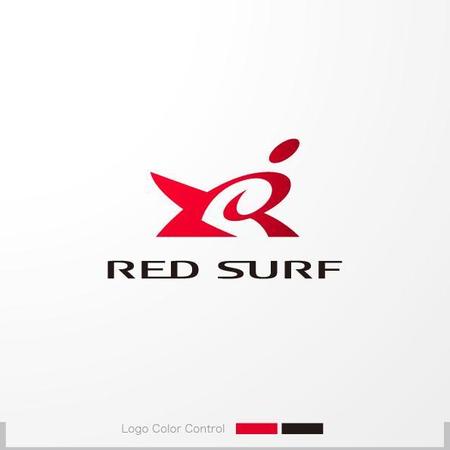 ＊ sa_akutsu ＊ (sa_akutsu)さんのエンジン付サーフボード　販売代理店　サーフショップ　屋号　RED SURFのロゴへの提案