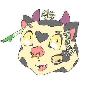 シロ ()さんの面白い髪型、面白い頭部のイラスト制作への提案