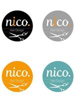 orangemint (orangemint)さんの美容院 美容室 ヘアサロン「nico. hair design」のロゴへの提案