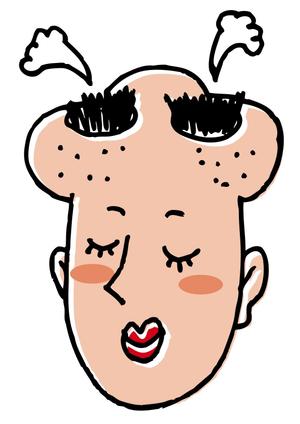oo_design (oo_design)さんの面白い髪型、面白い頭部のイラスト制作への提案