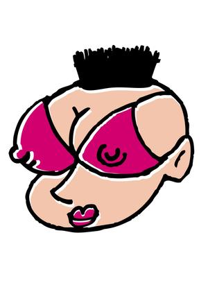 oo_design (oo_design)さんの面白い髪型、面白い頭部のイラスト制作への提案