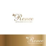 tsuby (tsuby)さんのネイル&まつ毛エクステサロン「Renee」のロゴへの提案